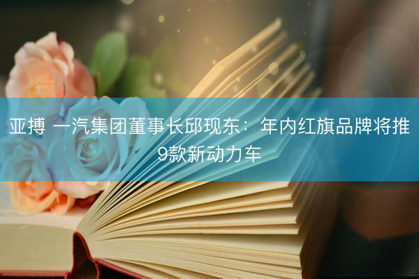 亚搏 一汽集团董事长邱现东：年内红旗品牌将推9款新动力车